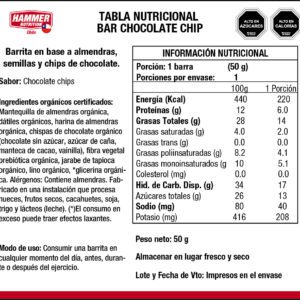 BARRAS ENERGETICAS - HAMMER BAR - HAMMER NUTRITION - Imagen 7