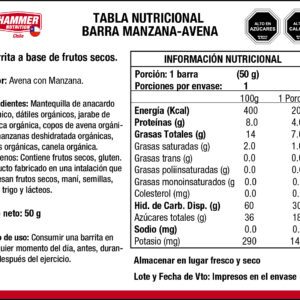 BARRAS ENERGETICAS - HAMMER BAR - HAMMER NUTRITION - Imagen 6