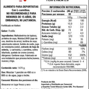 PERPETUEM® 2.0 BEBIDA DEPORTIVA (32 porciones) - HAMMER NUTRITION - Imagen 6