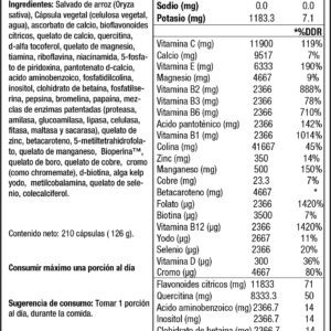MULTIVITAMINICO DIETETICO - PREMIUM ENSURANCE CAPS - HAMMER NUTRITION - Imagen 3
