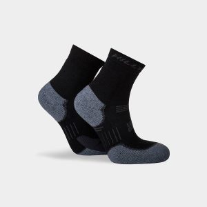 CALCETINES CAÑA ALTA CON MAXIMA AMORTIGUACION -SUPREME - Blalck/Grey Marl- HOMBRE - HILLY - Imagen 3