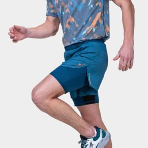 SHORT DE RUNNING HOMBRE  - TECH RACE TWIN SHORT - RONHILL - Imagen 7