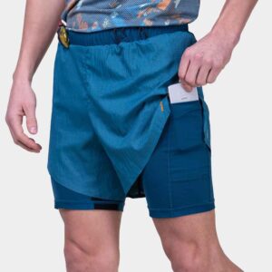 SHORT DE RUNNING HOMBRE  - TECH RACE TWIN SHORT - RONHILL - Imagen 9