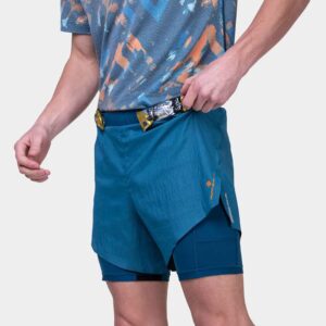 SHORT DE RUNNING HOMBRE  - TECH RACE TWIN SHORT - RONHILL - Imagen 10