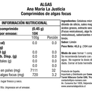 ALGAS Sabor limón (104 comp.) - Ana Maria Lajusticia - Imagen 5