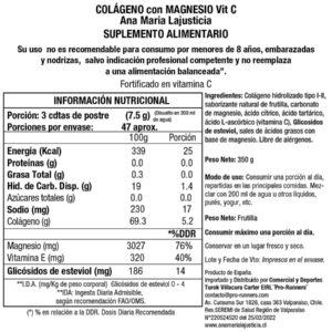 COLAGENO CON MAGNESIO + VIT.C Sabor cereza (1L) - Líquido – Ana Maria Lajusticia - Imagen 5