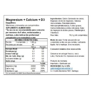 MAGNESIO + CALCIO + D3 - Doppelherz® - Imagen 5