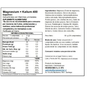 MAGNESIO + POTASIO 400 - Doppelherz - Imagen 5