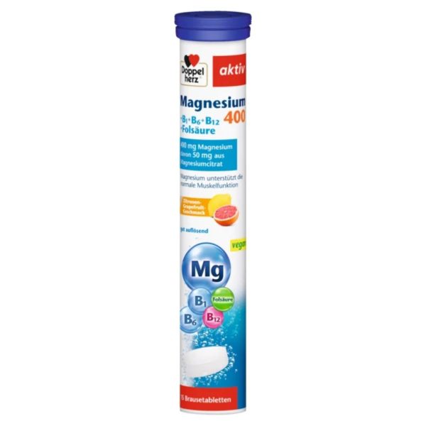 Magnesio Efervescente 400 mg + Vitaminas B